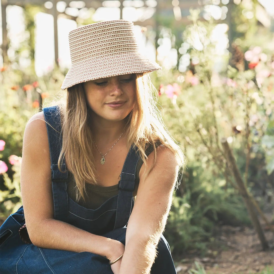 360FIVE Everyday Hat - Marigold Women's Bucket Gardening Sun Hat